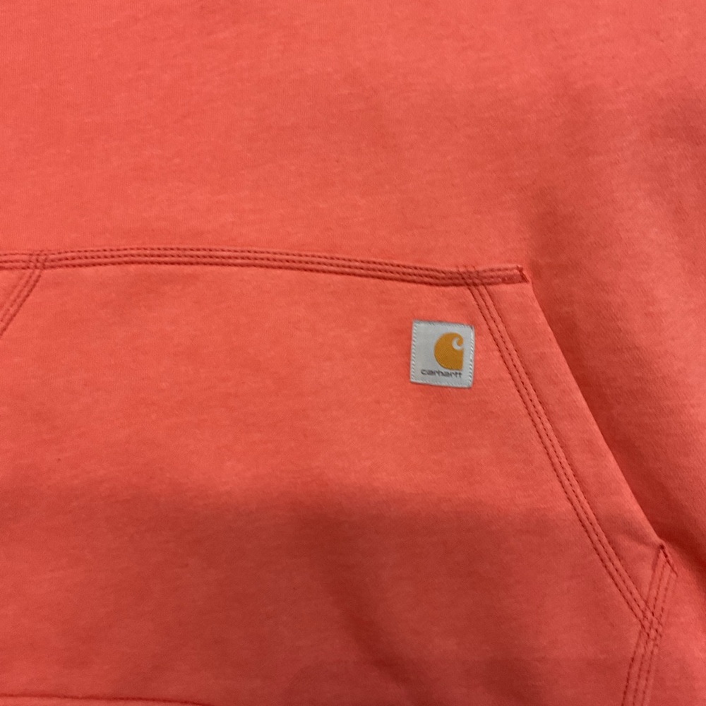 Carhartt Women’s Peach Half-Zip Hooded Pullover Jacket - Picture 4 of 4